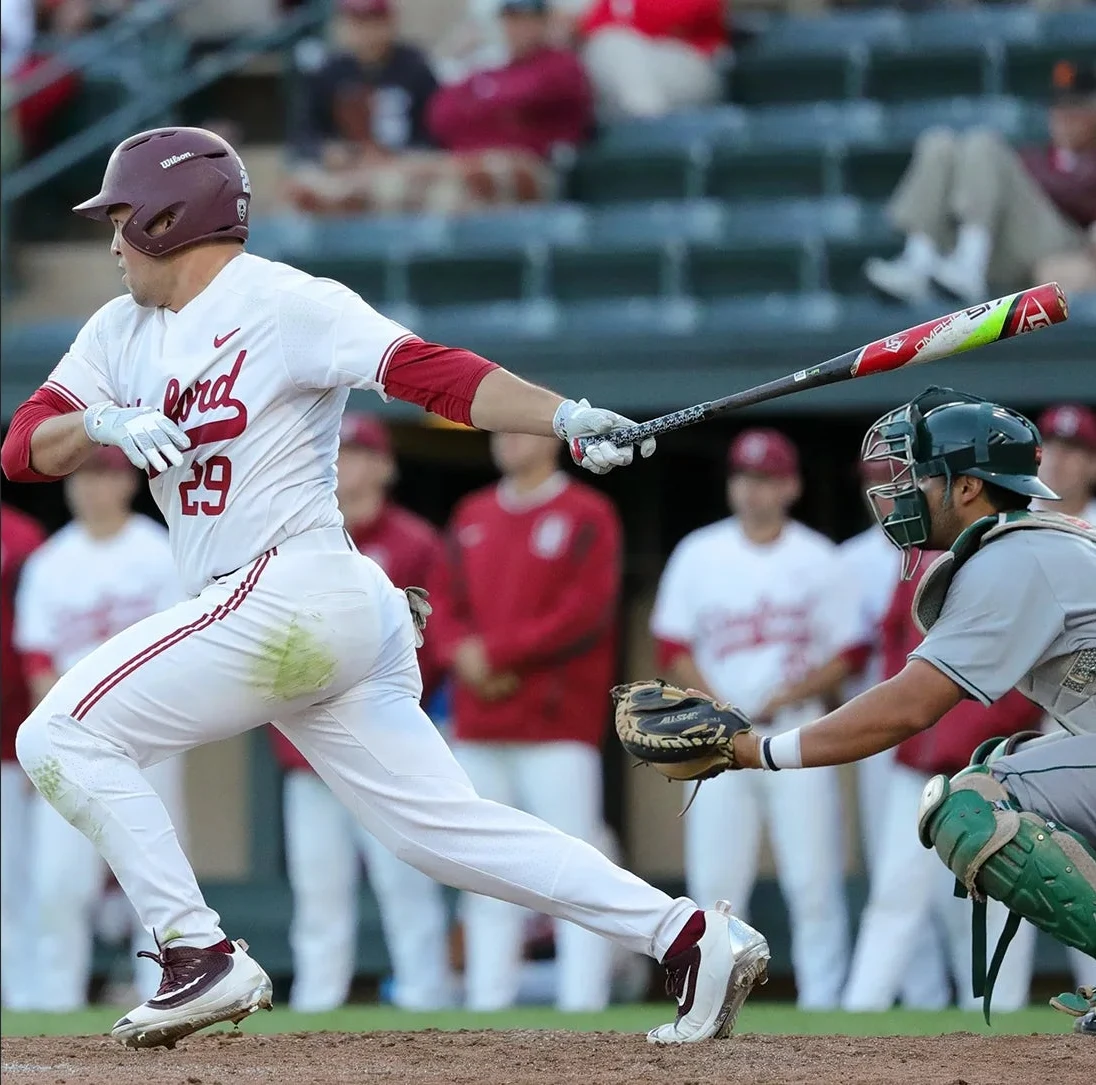 Baseball game action at the plate